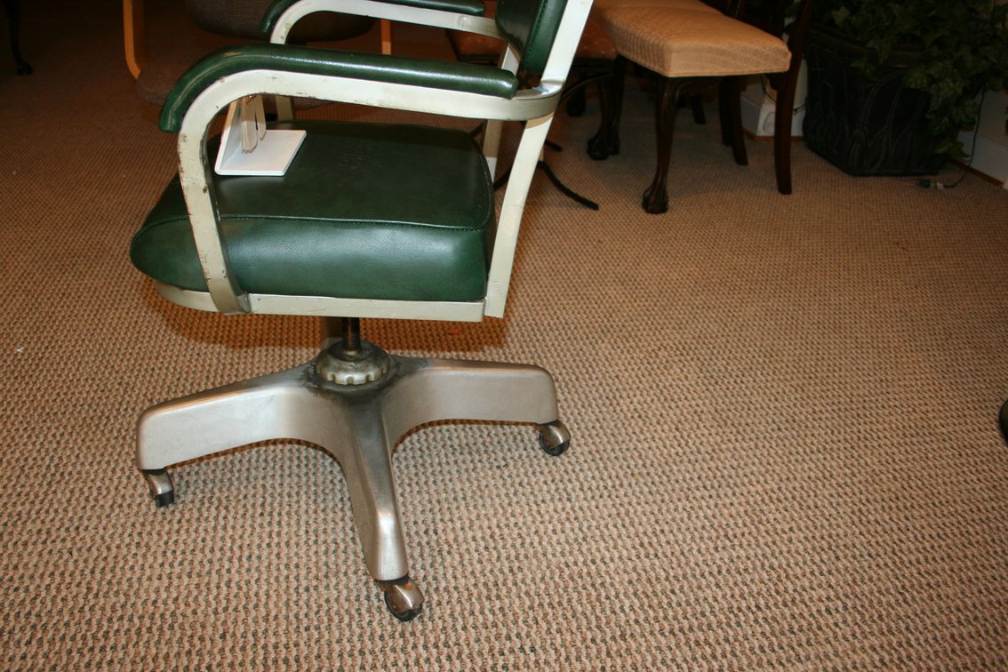 Image for Vintage Swivel Metal Office Chair 