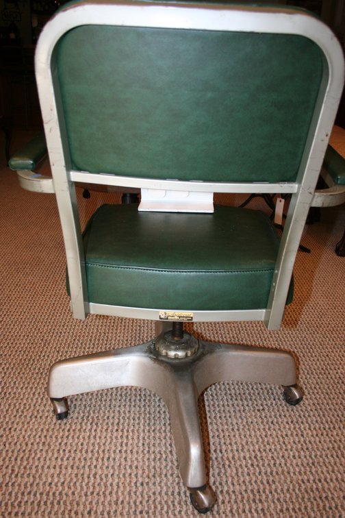 Image for Vintage Swivel Metal Office Chair 