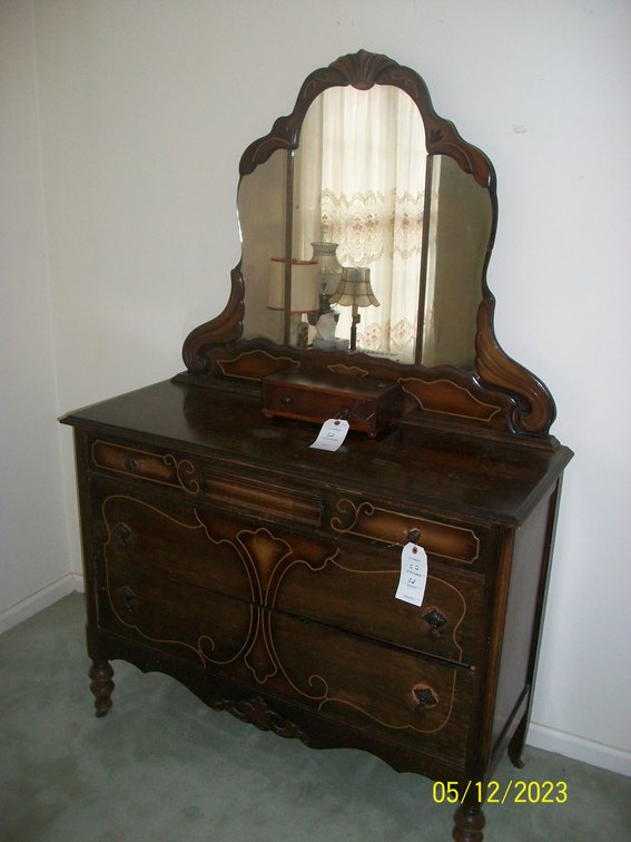 Image for 3 Drawer chest with mirror