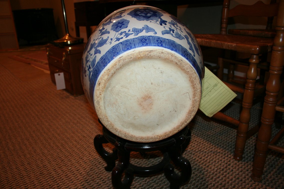 Image for Chinese Blue White Porcalan Chinoiserie 12 X 14 1/2