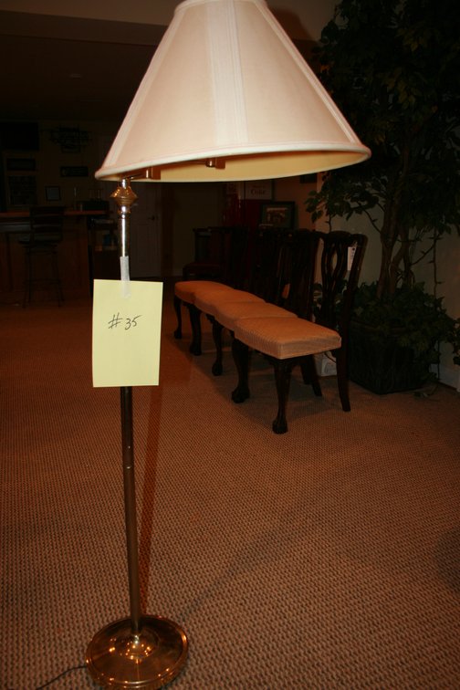 Image for Brass Floor Lamp 56