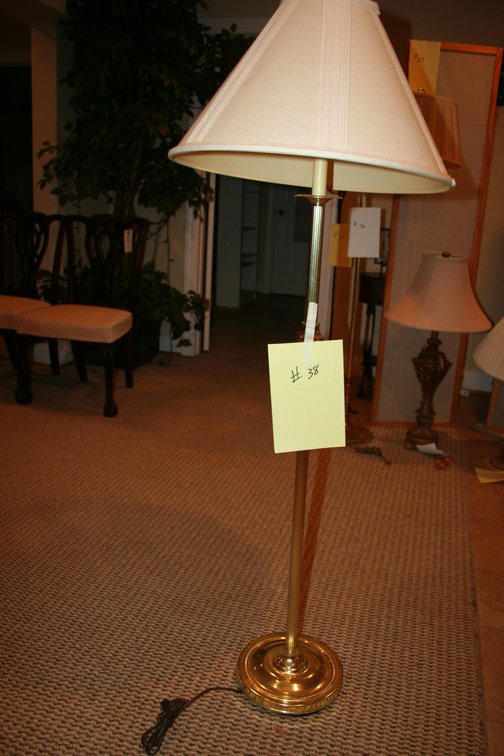 Image for Brass Floor Lamp 58