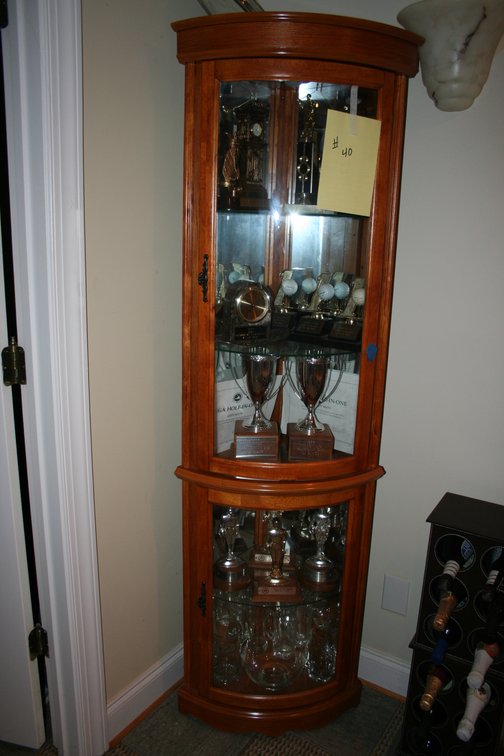 Image for Curio Cabinet, Oak, Lighted, 72