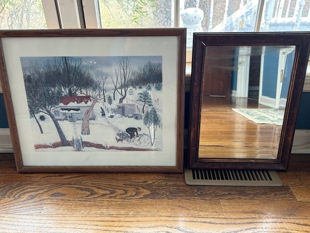 Image for Queena Stovall print and framed mirror