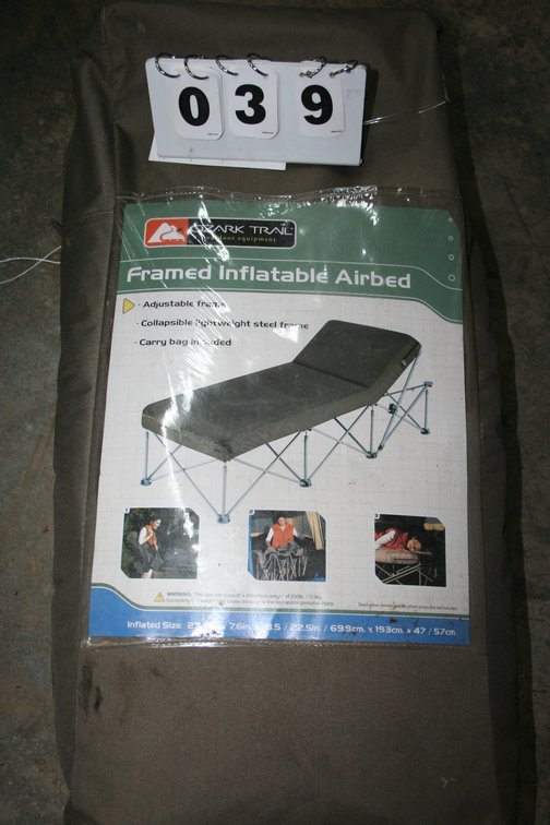 Image for Framed Inflatable Airbed NIB