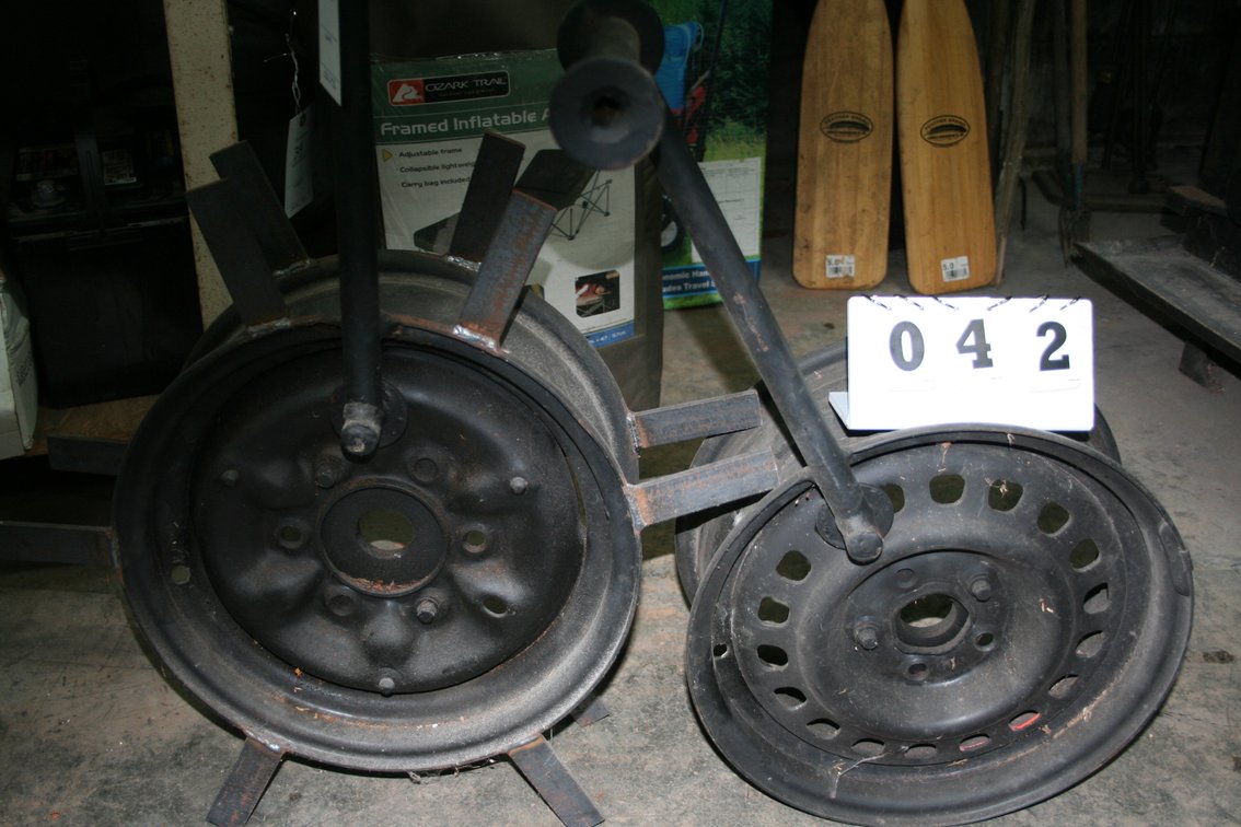 Image for Metal Wheels with Handles (2)