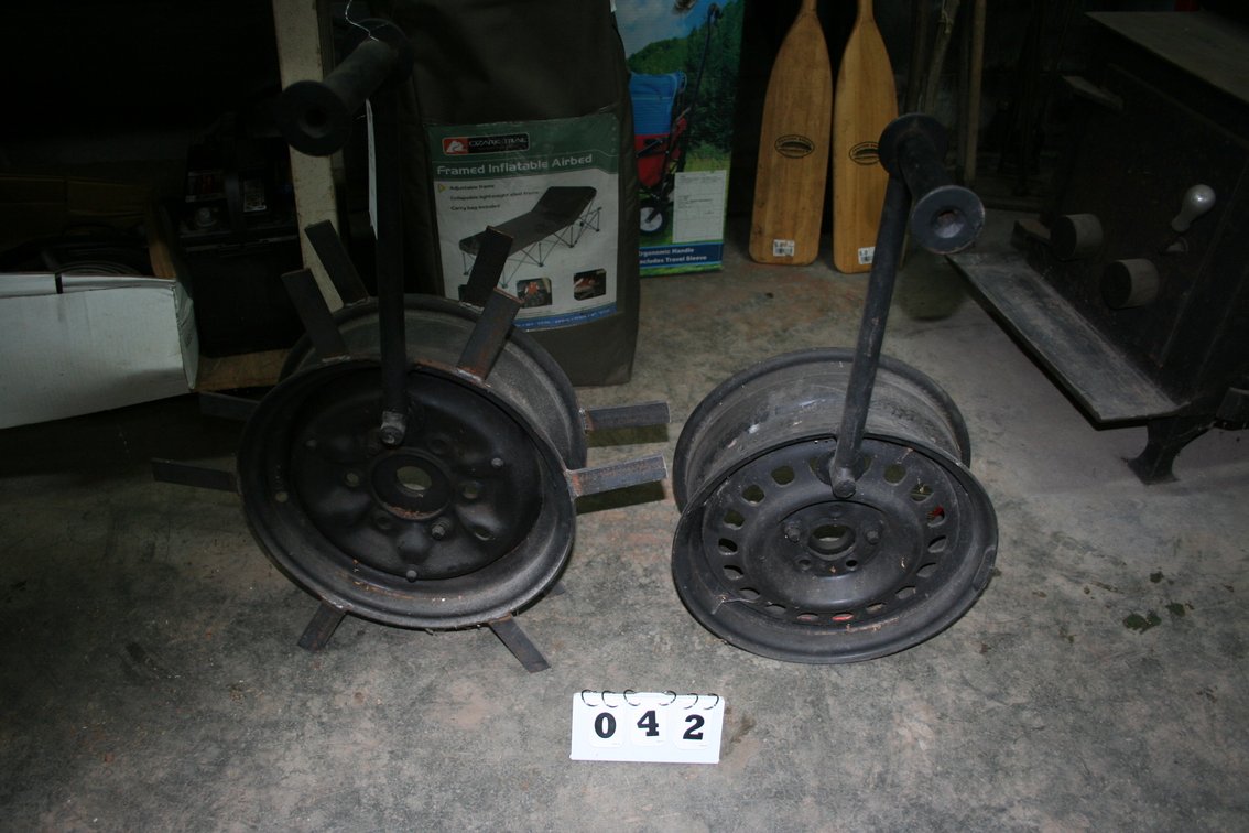 Image for Metal Wheels with Handles (2)