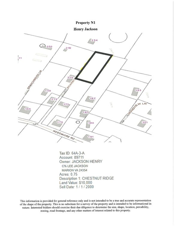 Image for NJ1 Vacant; Briarwood Lane, Chilhowie