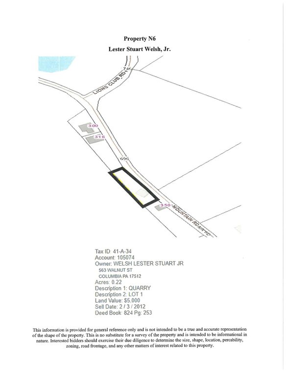 Image for NJ6 Vacant; Mountain Road, Saltville