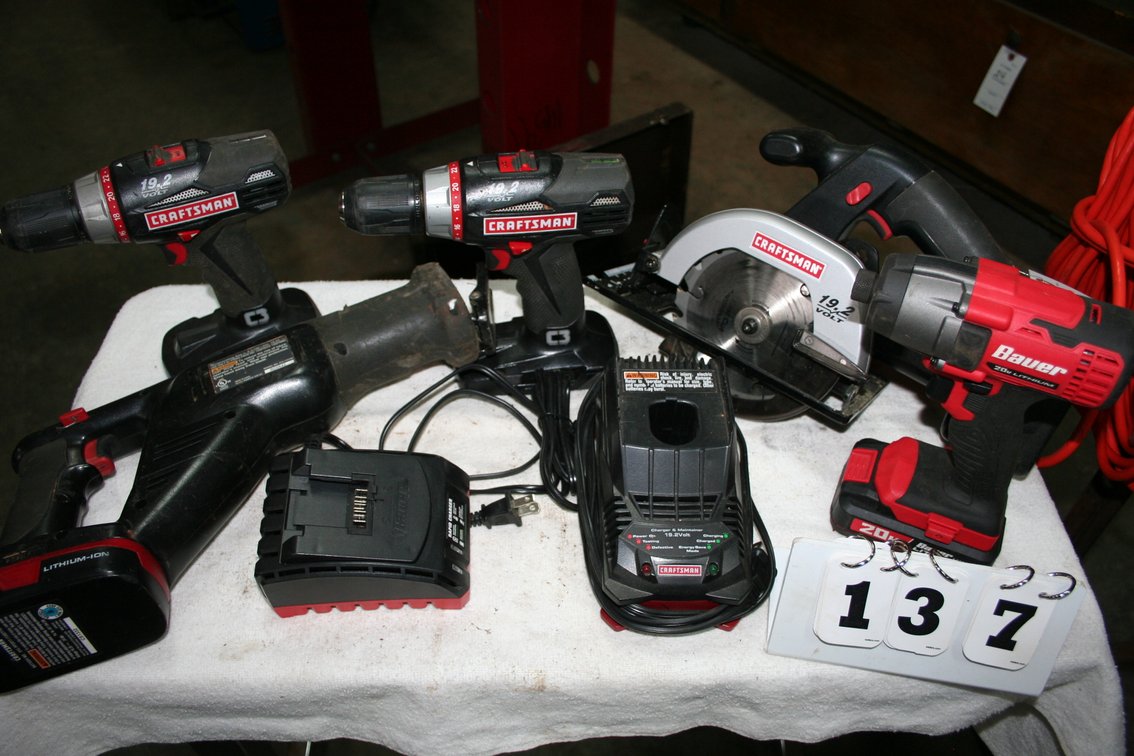 Image for Craftsman Battery Tool Set (5 piece) (Working)