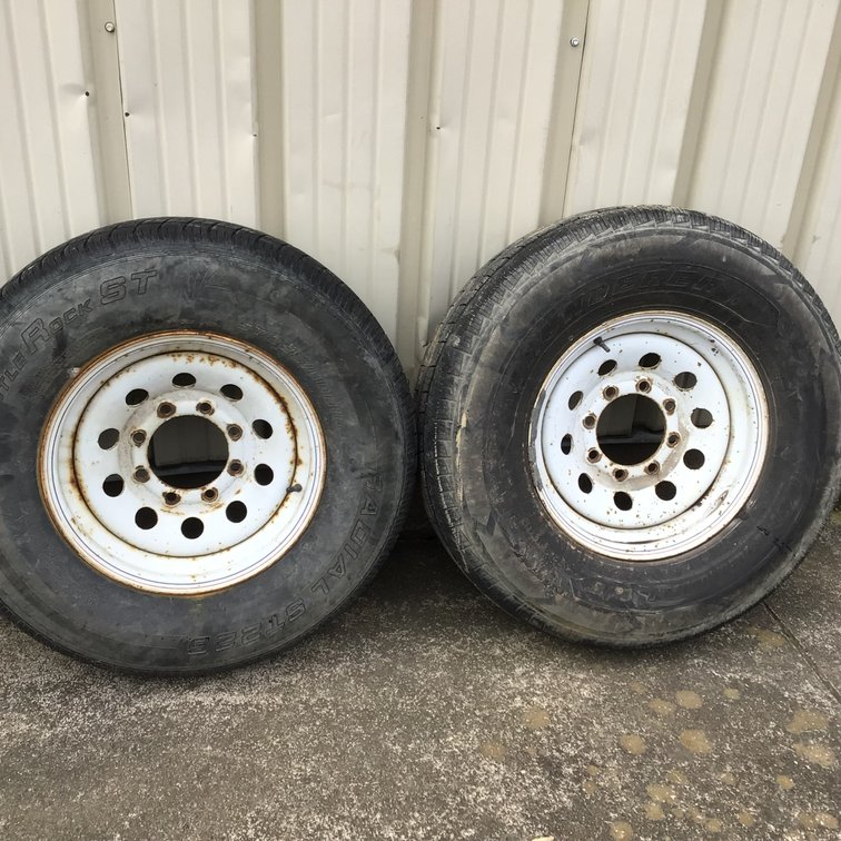 Image for Tires with rims - set of 2