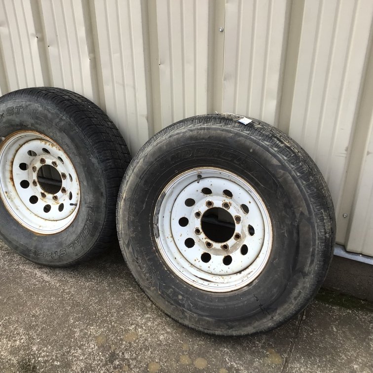 Image for Tires with rims - set of 2