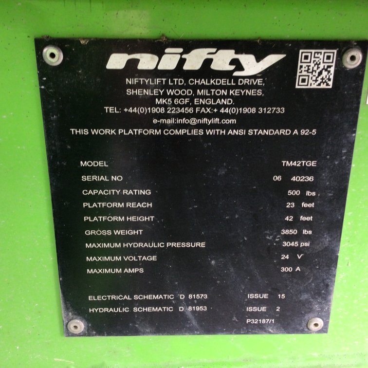 Image for Towable boom lift - Nifty