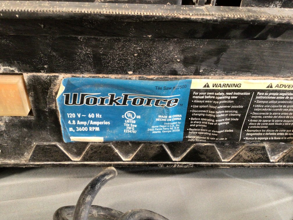 Image for Tile saw