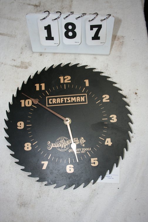 Image for Craftsman Saw Blade Clock
