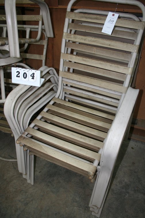 Image for Metal Patio Chairs (6)
