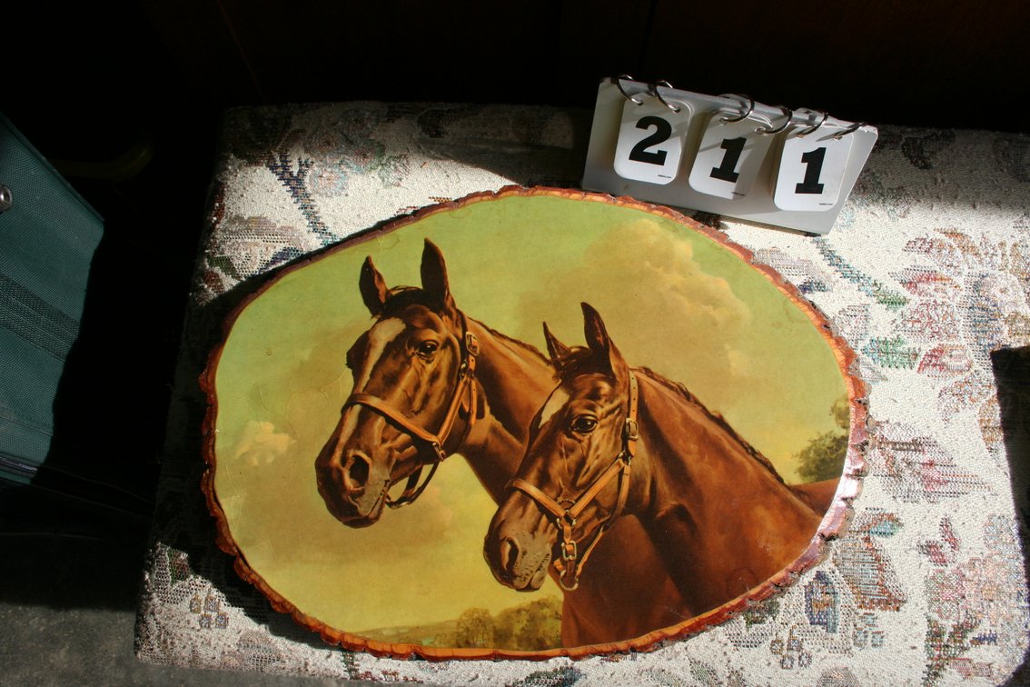Image for Horses on Wood Plaque