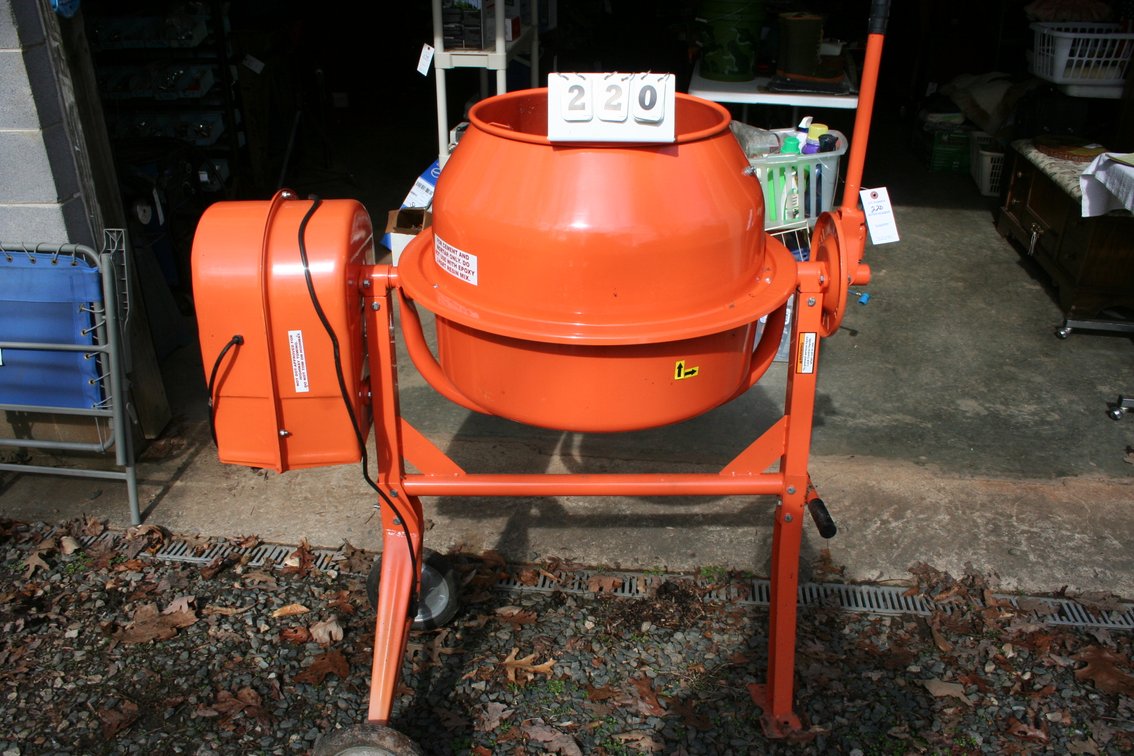 Image for Central Machinery Cement Mixer 3 1/2 Cubic Foot (New Never Used) Electric