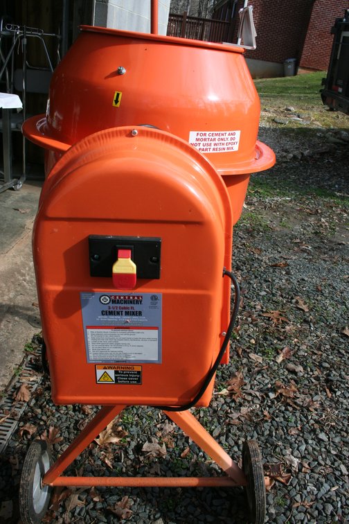 Image for Central Machinery Cement Mixer 3 1/2 Cubic Foot (New Never Used) Electric