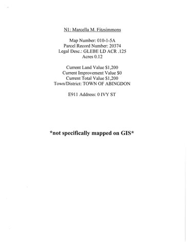 Image for NOTICE OF DELINQUENT TAXES AND SALE OF REAL PROPERTY IN WASHINGTON CO. & TOWN OF ABINGDON VIRGINIA