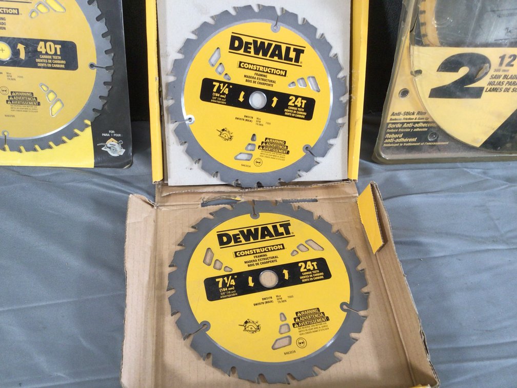 Image for DeWalt construction framing blades lot