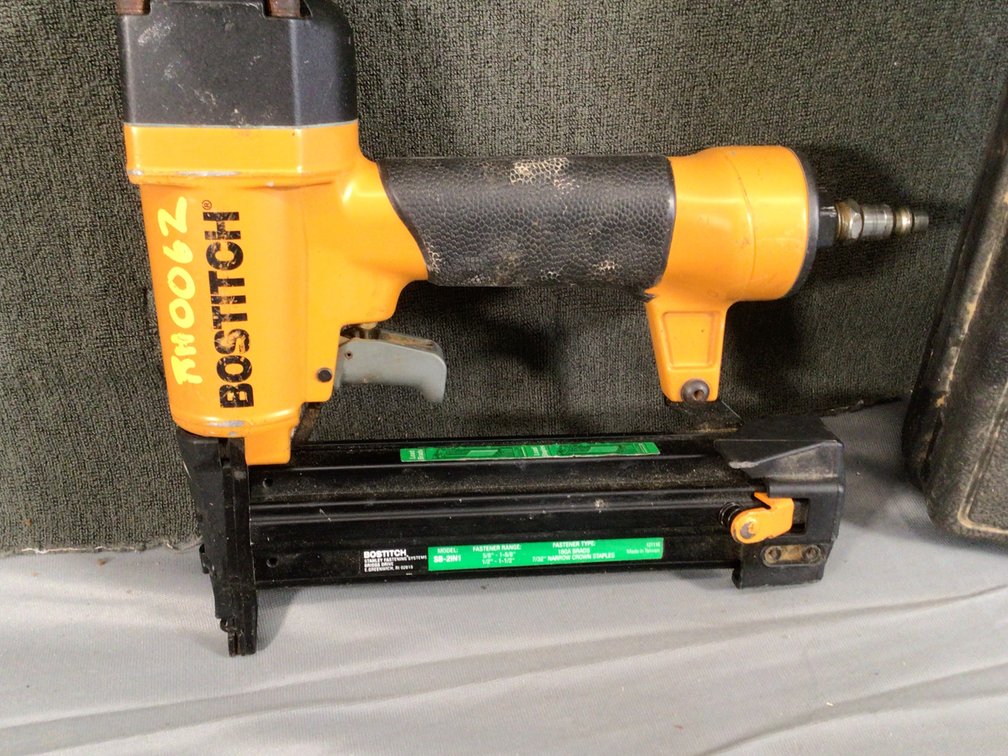 Image for Bostitch air nailer with case.
