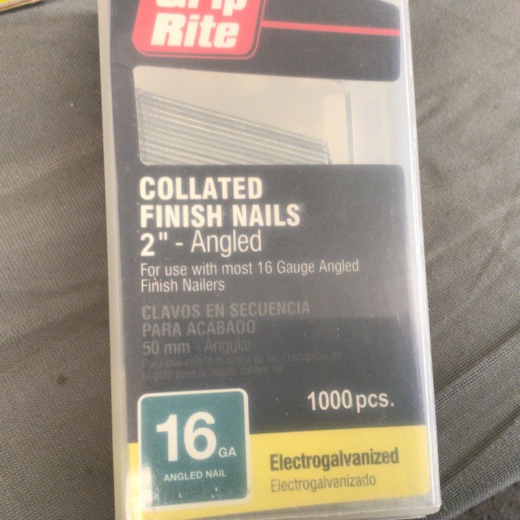 Image for Grip Rite Collated finishing nails lot