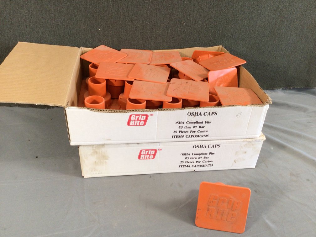Image for Grip Rite caps lot