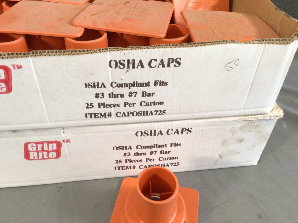 Image for Grip Rite caps lot