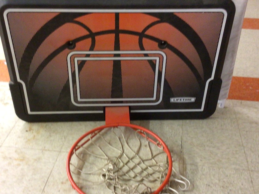 Image for Basketball basket with backboard