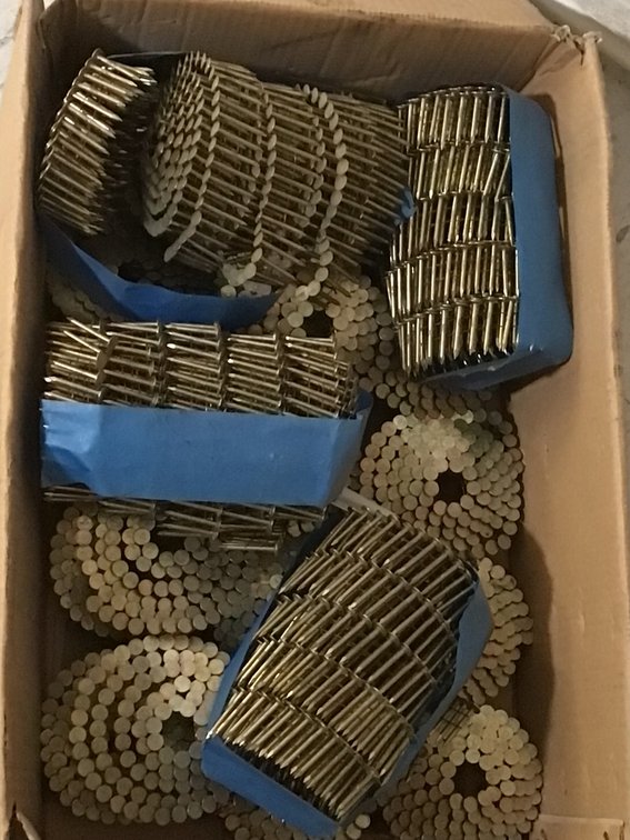 Image for Bostitch roofing nailer with nails