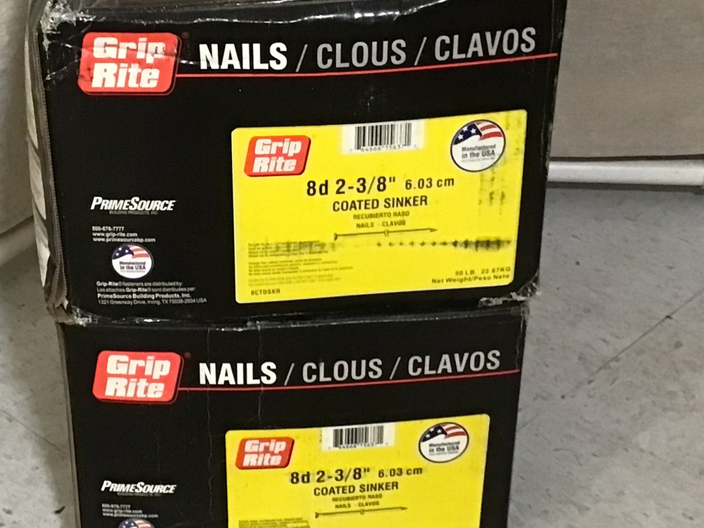 Image for Coated Sinker Nails - 2 boxes