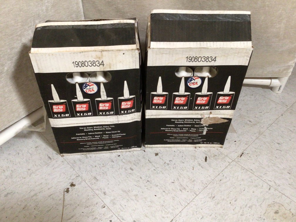 Image for Grip Rite Caulk - 2 boxes with 12 tubes each