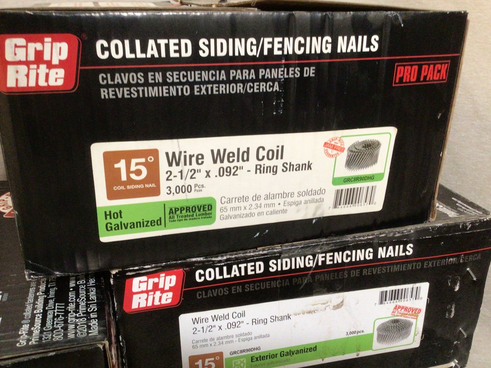 Image for Collated Siding/Fencing Nails - NEW
