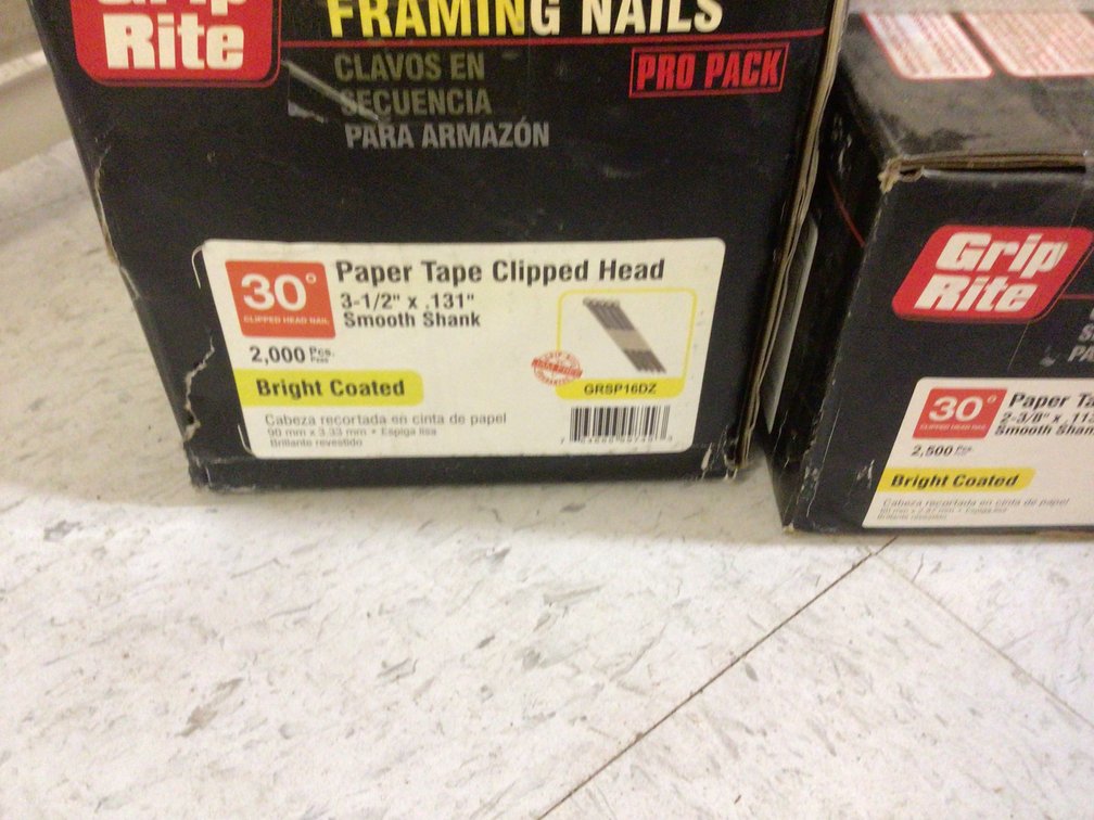 Image for Collated Framing nails - 2 boxes