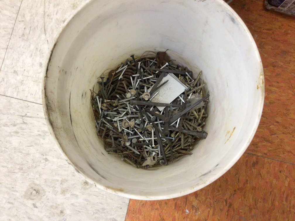 Image for Large lot of nails/fasteners