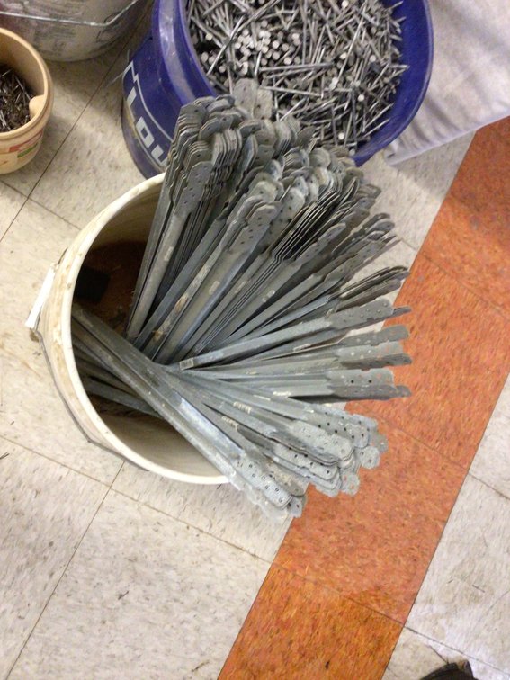 Image for Large lot of nails/fasteners