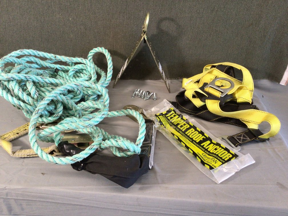Image for Lot of safety harnesses and ropes