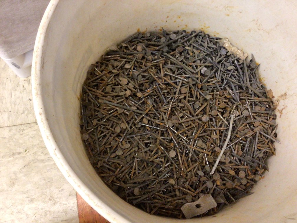 Image for Large lot of nails/fasteners
