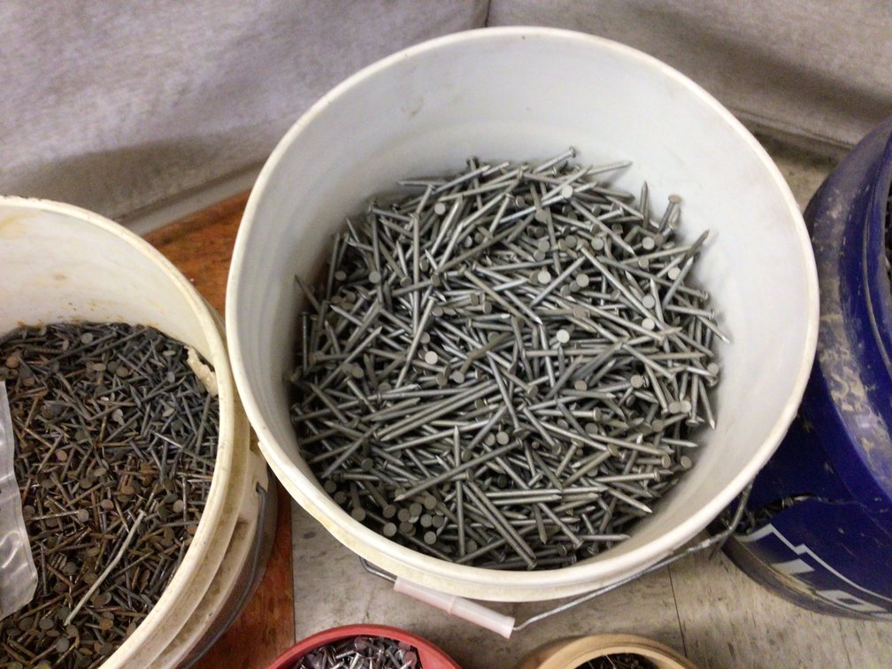 Image for Large lot of nails/fasteners