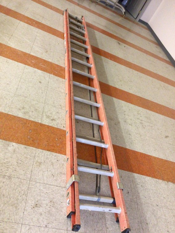 Image for Fiberglass extension ladder