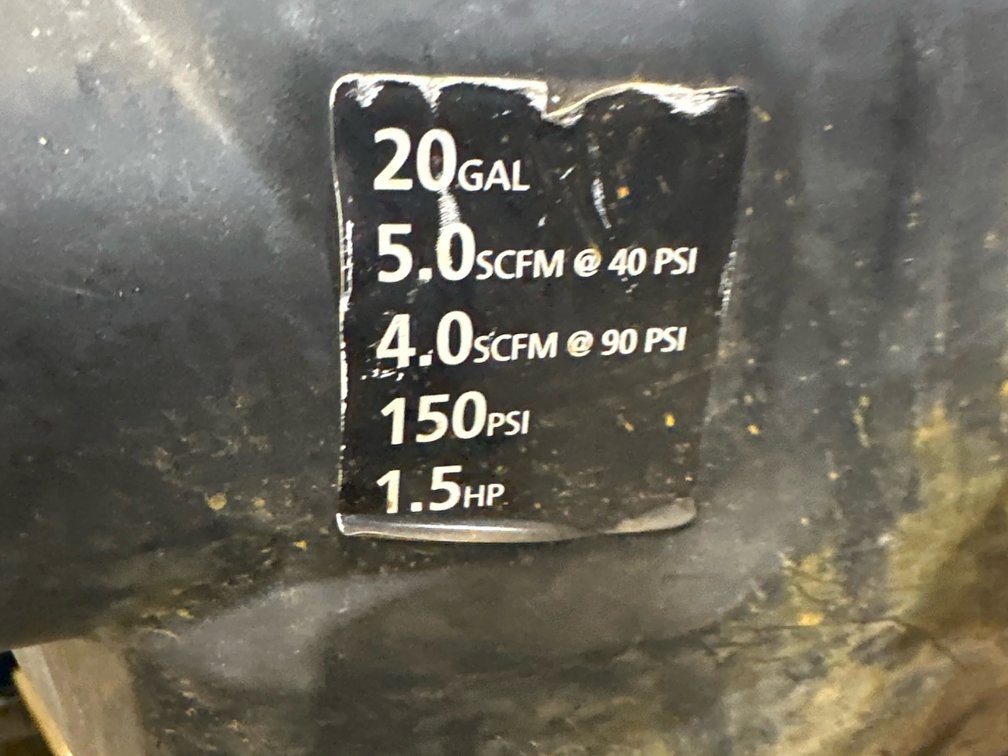 Image for Husky air compressor