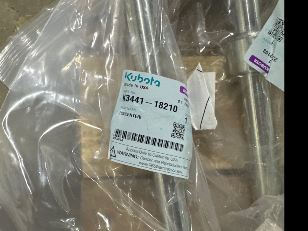 Image for New Various Kubota Nuts/Bolts/Pins