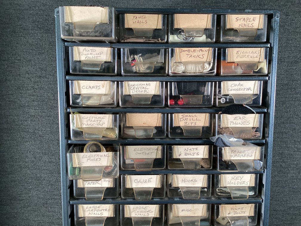 Image for Metal Cabinet with Plastic Drawers