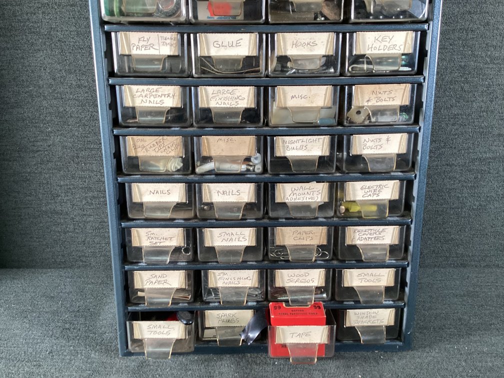 Image for Metal Cabinet with Plastic Drawers