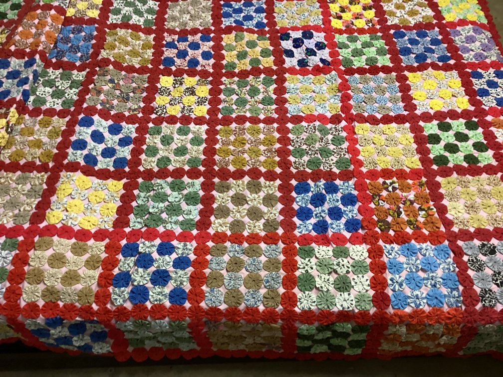 Image for Hand Made Yo-Yo Quilt and More