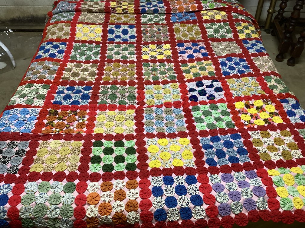 Image for Hand Made Yo-Yo Quilt and More