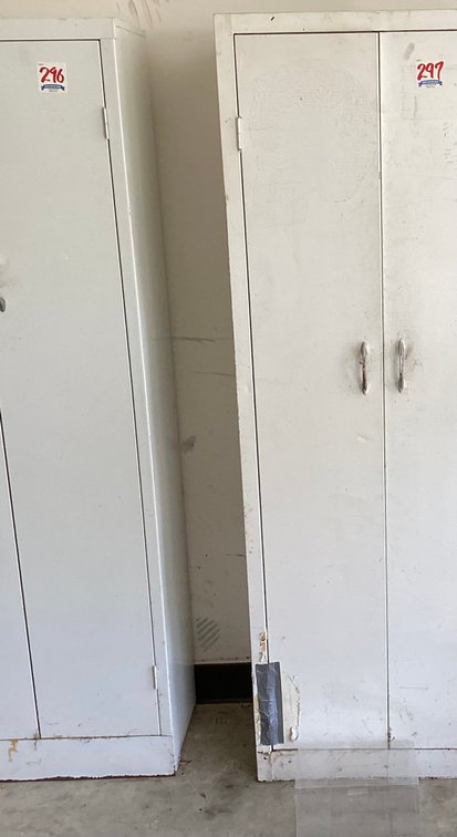 Image for White Metal Storage Cabinet