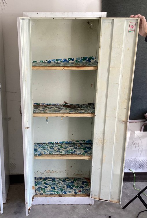 Image for White Metal Storage Cabinet