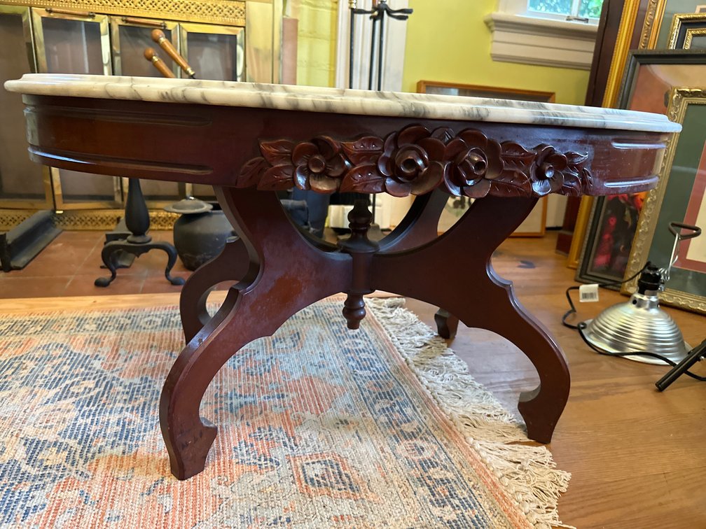 Image for Marble top table